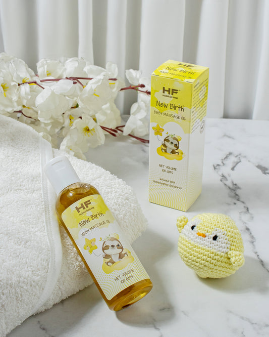 Nurturing Little Ones: Exploring the Benefits of Our NewBirth Baby Massage Oil