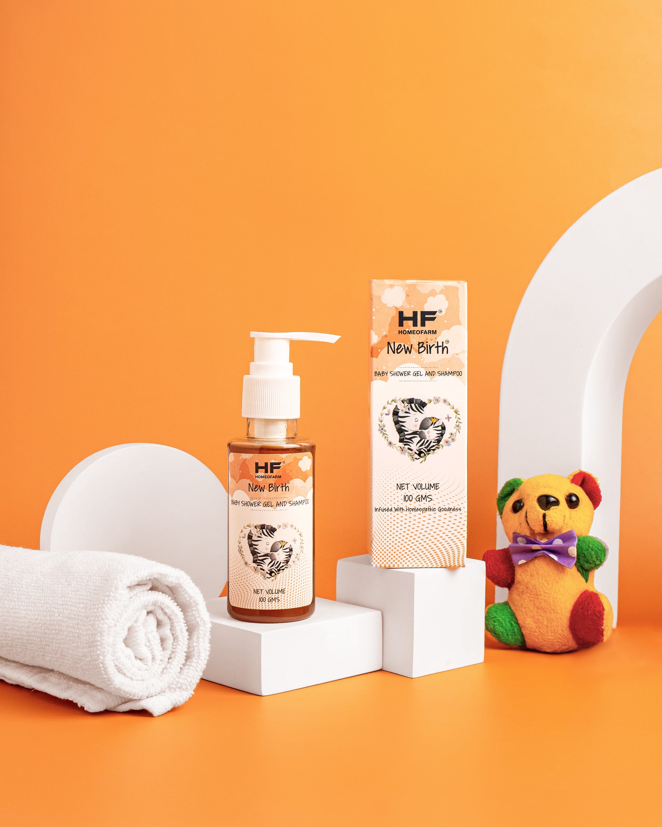 Baby Shower and Gel for Bath Moments HOMEOFARM